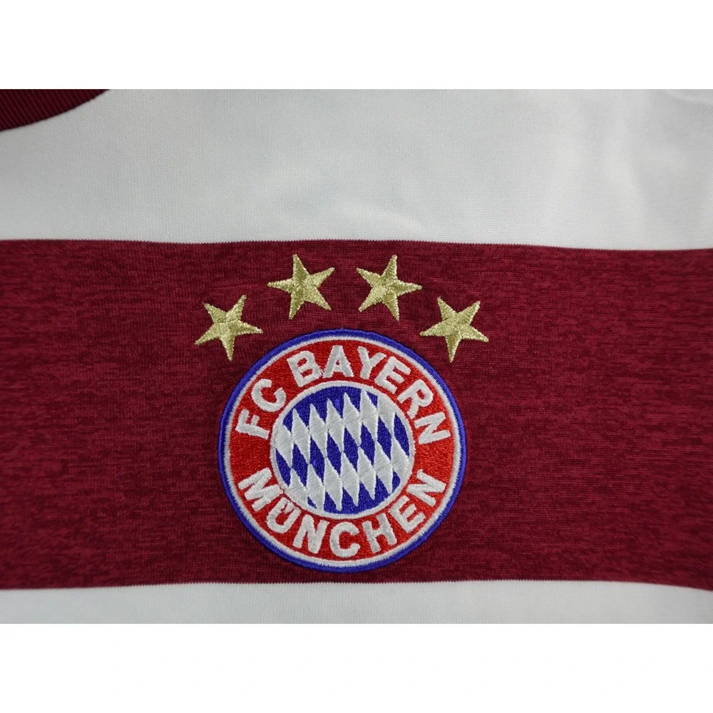 Adidas FC Bayern‎ Munich Soccer Jersey Climalite White Red Blue Men's 2014 Small